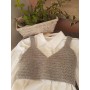 Top lana grigio fatto ad uncinetto, canotta corta,top corto, top fatto a mano
