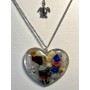 Collana ciondolo a cuore 4 cm