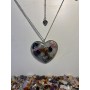 Collana ciondolo a cuore 4 cm 