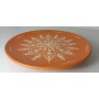 MANDALA -  PIATTO DECORATIVO  IN TERRACOTTA