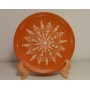 MANDALA -  PIATTO DECORATIVO  IN TERRACOTTA