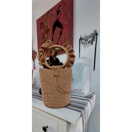 Bag in rafia 