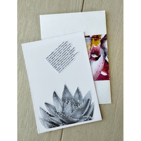 Biglietto auguri Aloe