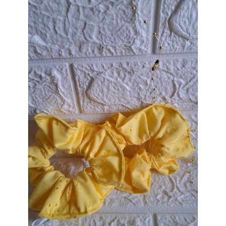 Scrunchie giallo