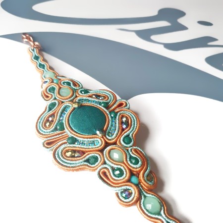 Maxi bracciale soutache