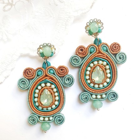 Orecchini pendenti soutache