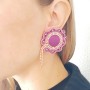 Mono orecchini soutache lobo