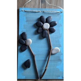 Creazione artigianale "Fiori neri"