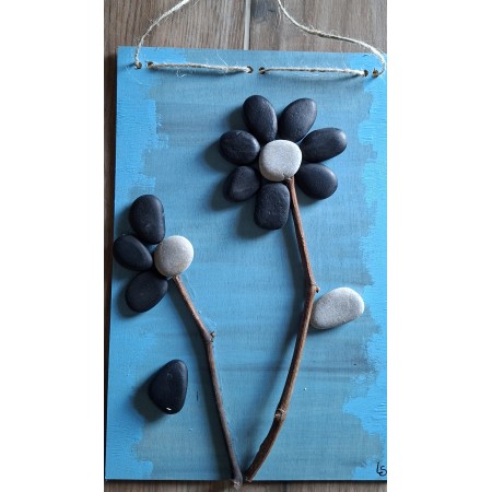 Creazione artigianale "Fiori neri"