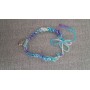 Bracciale artigianale intrecciato con charm fata